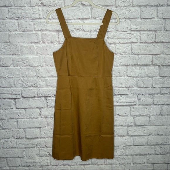 NWT J. Crew A-line Gramercy Twill Square Neck Dress - Picture 7 of 16